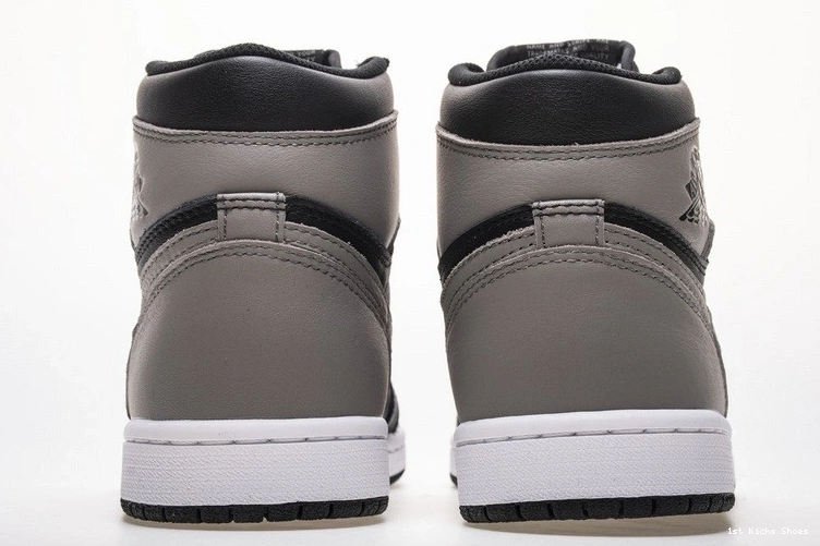 OG 555088-013 Shadow High Black Retro 1 Gray  Jordan Air 1001